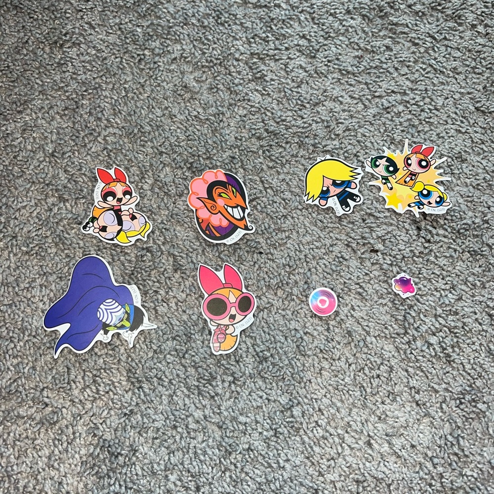 3 for $12 Powerpuff girls stickers